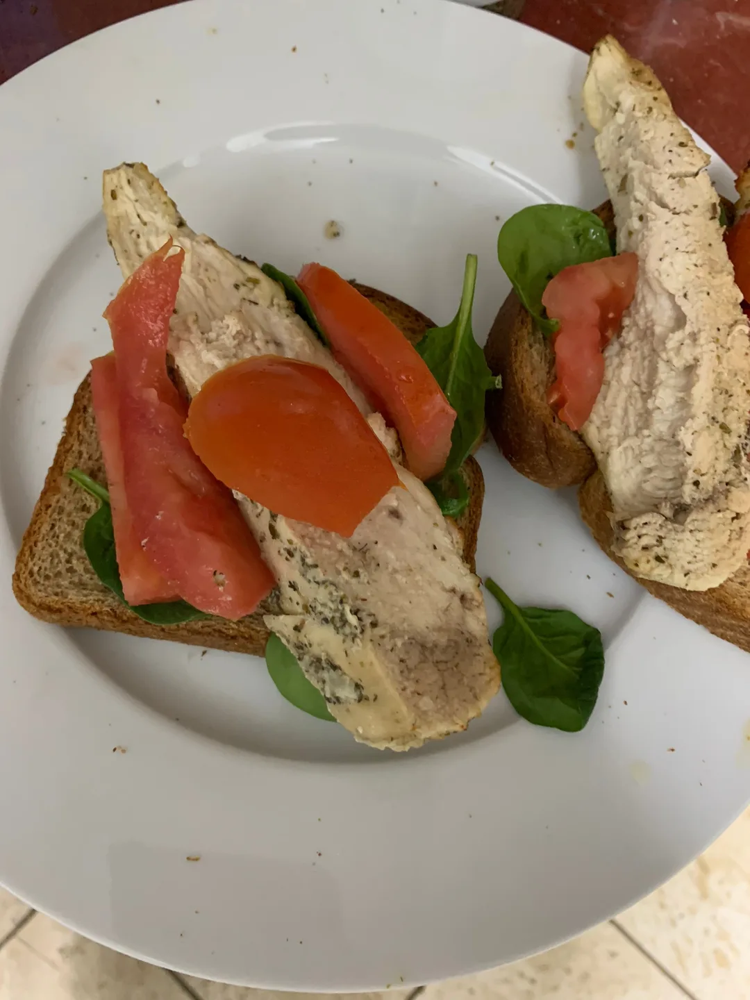 Grilled Chicken with Herbs Sandwich